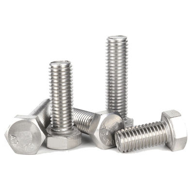 M6 M8 Υψηλή αντοχή DIN931 DIN933 βαθμός 4.8 8.8 10.9 12.9 Hex Head Bolt and Nut