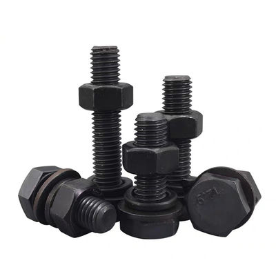 Σιδηροδρομική δομή Bolt DIN933 10.9S Black Oxide Μεγάλο Έξαγωνο για εφαρμογές αντοχής
